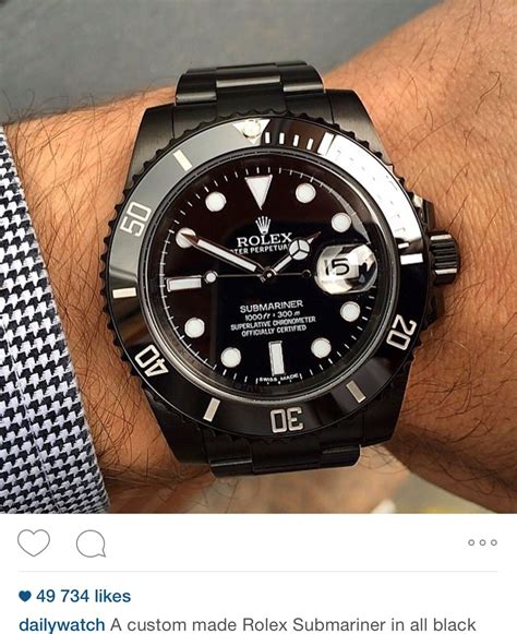 rolex black man|all black rolex for sale.